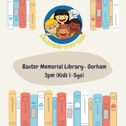 Tuesday Spanish class at 3pm (1-5yo)-Gorham